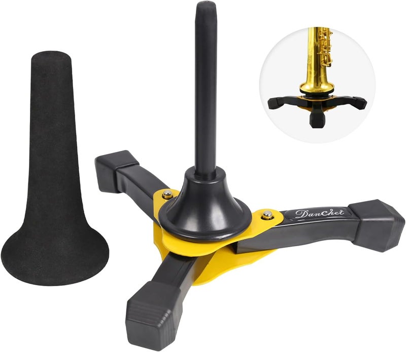 Danchet Foldable Portable Soprano Saxophone Stand, Sax Tripod Holder, Portable Soprano Saxophone Stand… - Image 1